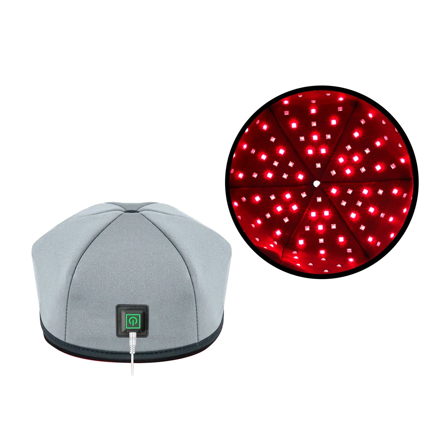 Red light & Near Infrared Therapy For Hair Growth Pigarlic Oily Natural Device