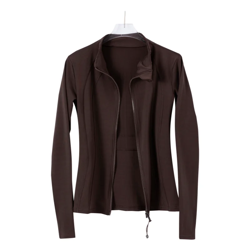 NEW Arrivals Women's Slimming Yoga Jacket; Light and Thin Running Fitness Outfit Professional Pilates Training Sports Top for Autumn Spring Female Sports Apparel Supplies