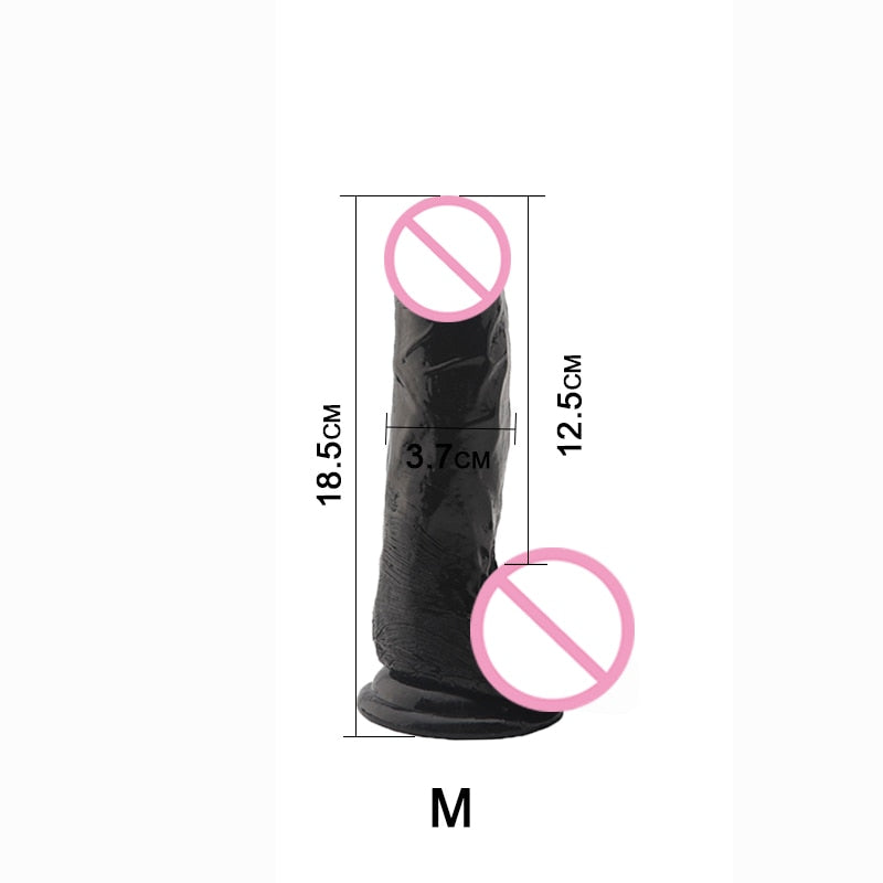 Giant Long Jelly Dildo Penis Realistico Adult Hieha Sex Toy Women Gay Rubber Dick Unisex Gode Dildo with Suction Cup Phallus