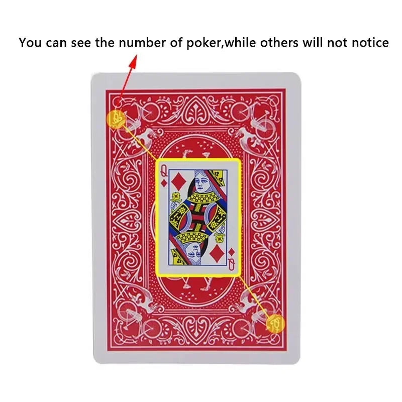 NEW Arrivals 5/10/15/20 Packs Set Magic Cards Marked Stripper Deck Playing Cards Poker Magic Tricks Close-Up Street Magic Trick Secret Marked Poker Cards Gambling Accessories