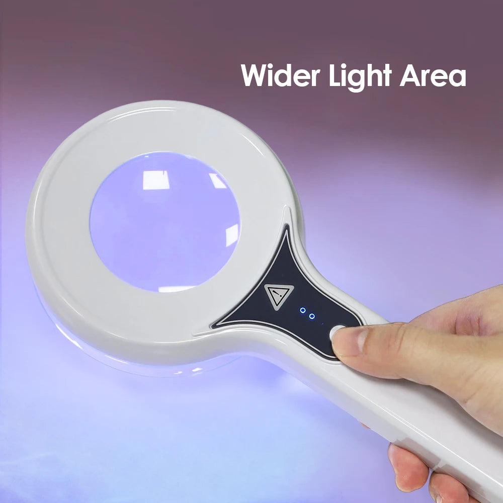 NEW Arrivals Woods Lamp Skin Analyzer For Skin UV Magnifying For Beauty Facial Testing Wood Lamp Light Skin Analysis Detection Personal Care Accessories Skin Care Supplies
