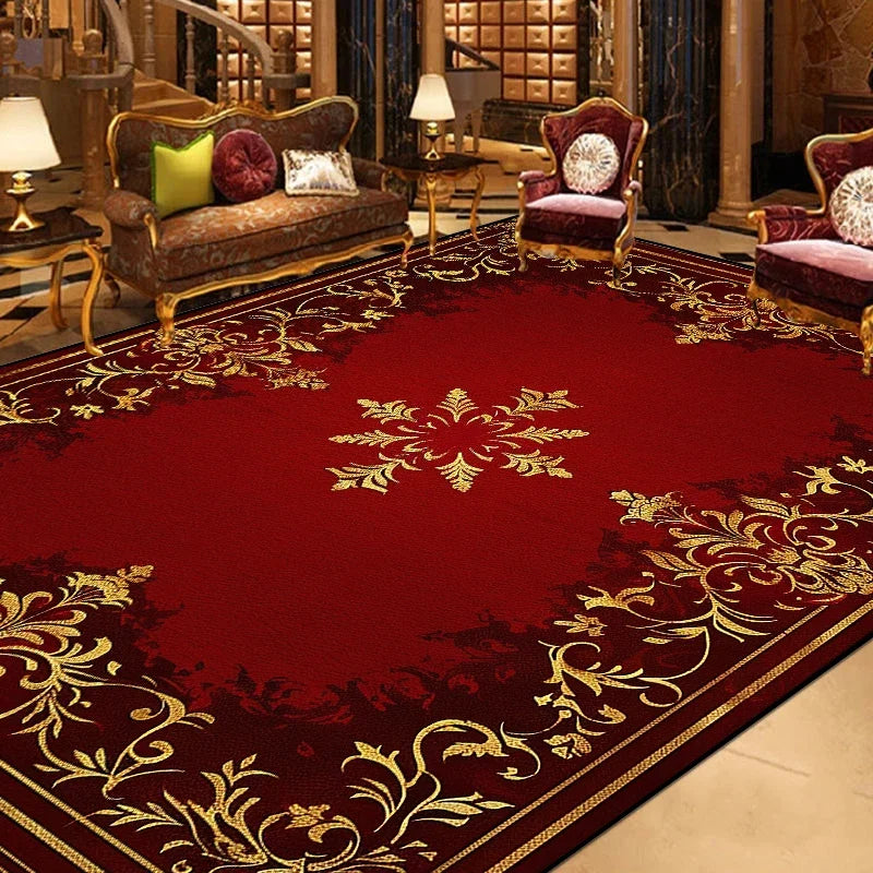 NEW Arrivals 13 Patterns 2Mx4M Luxury Retro Persian Carpet Living Room Large Area Decoration Sofa Area European Style Rugs for Bedroom Cloakroom Non-Slip Floor Carpets