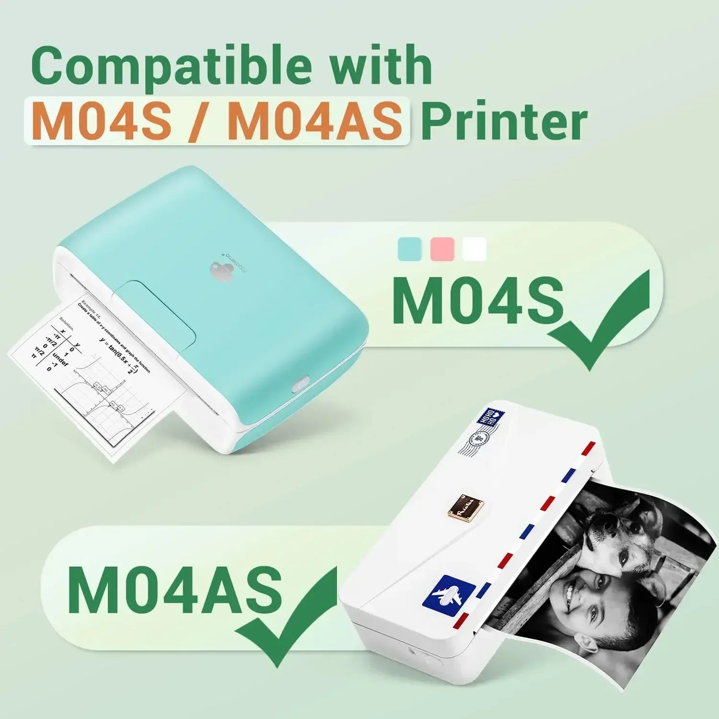 NEW Arrivals 3 Rolls Set Original PHOMEMO Adhesive Transparent Thermal Paper Clear Adhesive Thermal Sticker Paper for M04S/M04AS Bluetooth Printer 110mmx3.5m
