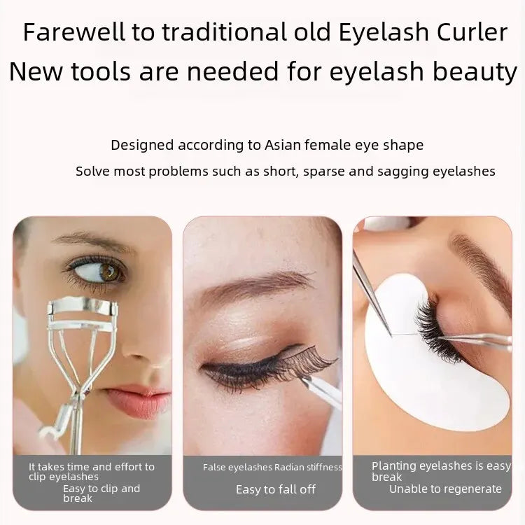 Digital Display Electric Eyelash Curler Hot Iron Eyelash Straightener Heat Curling Device