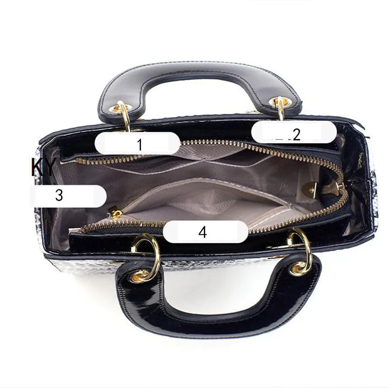 NEW Arrivals 11 Colors/Patterns Women PU Leather Bag Female Shoulder Bag Handbag Luxury Fashion Shoulder Bags Crossbody Luxury Designer Handbags Ladies Luxury Fashion Apparel Accessories
