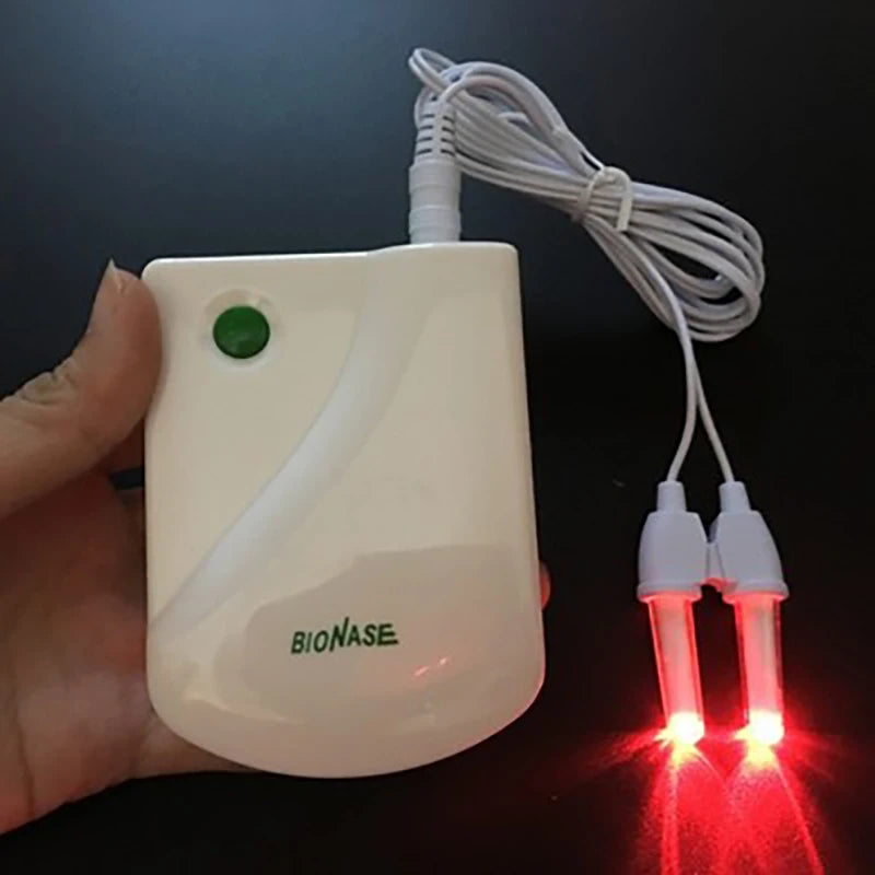 NEW Arrivals Laser Nose Rhinitis Nose Care Device Sinusitis Cure BioNase Hay Fever Low Frequency Laser Therapy Runny Sneeze Treatment Machine Health Care Supplies