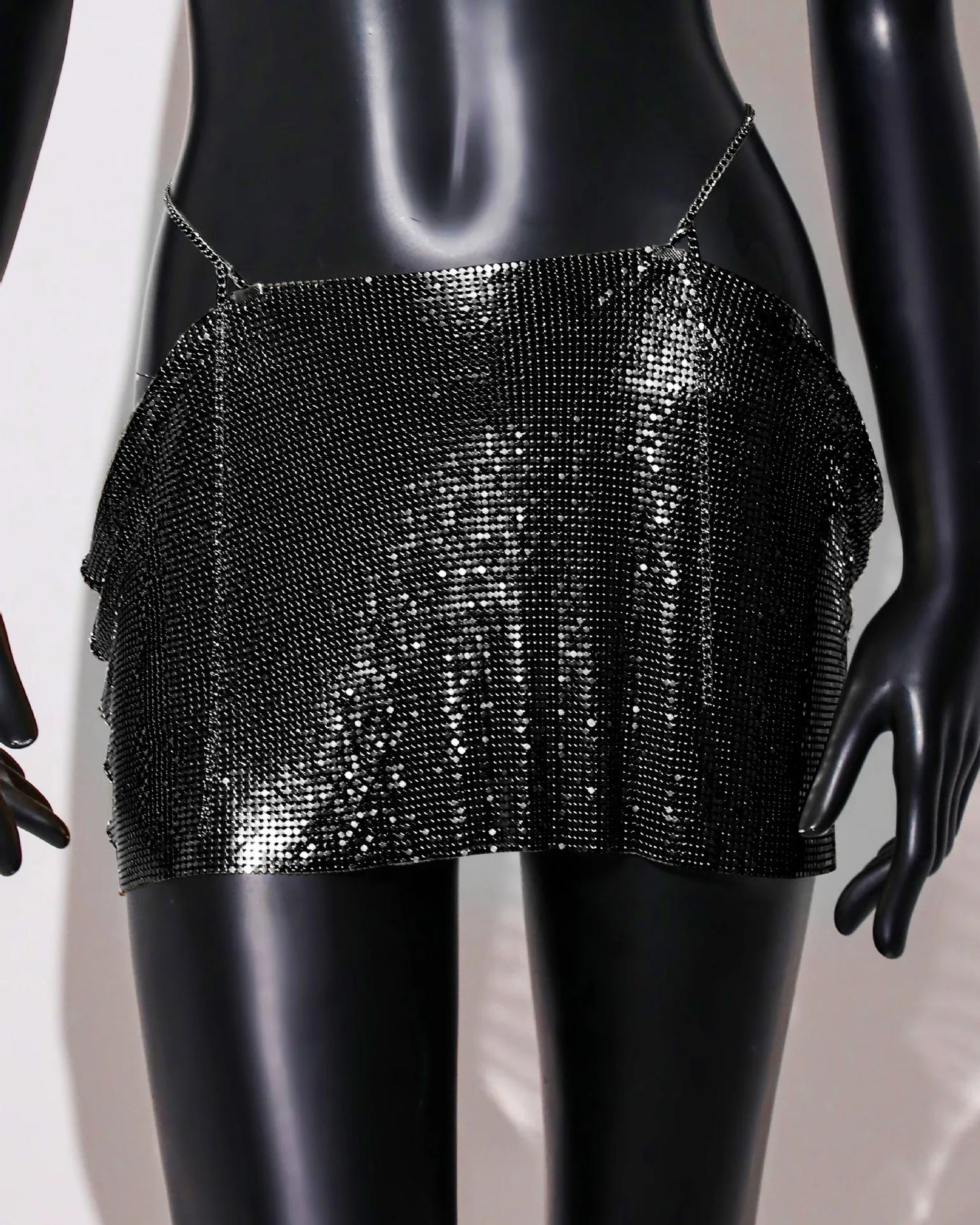 NEW Arrivals 9 Colors Metal Sequins Beach Mini Skirt for Women Summer Nightclub Party Skirt Rave Festival Outfit Streetwear Nightclub Party Skirts