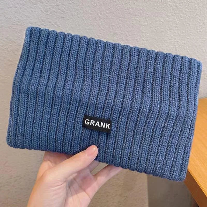 NEW Arrivals Women Winter Wide Headband Solid Color Knitted Warm Headwrap for Girls Punk Elastic Headwear Sports Bands Hair Accessories Female Girls Fashion Apparel Supplies