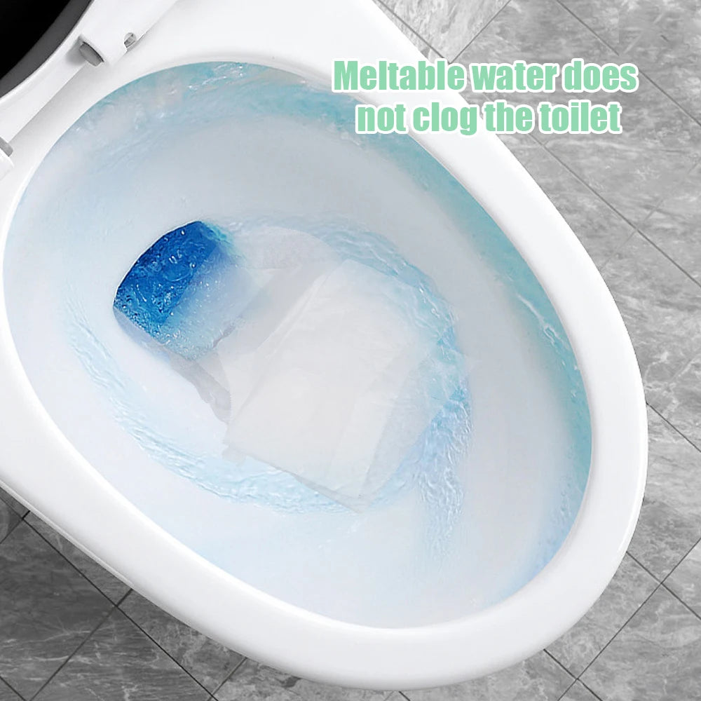 NEW Arrivals 200PCS Set Disposable Toilet Seat Cover Paper Portable Waterproof Soluble Water Travel Camping Hotel Bathroom Toilet Mat Pads