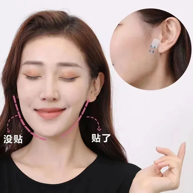 Invisible Face Lifter Tape Waterproof V Face Adhesive Tape Face Lift Tape Scotch Anti-Wrinkle Facelifting Patch Skin Care Tools