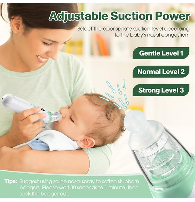 NEW Arrivals Smart Electric Baby Nasal Aspirator Set Absorber Equipment Silent Utensils Obstruction Rhinitis Cleaner New Born USB Charging Items Hygiene Care Tools Babies Health Care Supplies