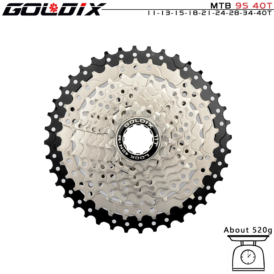 NEW MTB Cassette K7 8/9/10/11/12 Speed 36/40/42/46/50/52T SUNSHINE Bicycle Freewheel Bicycle Sprocket for Shimano/SRAM Bicycle Accessories Sports Supplies