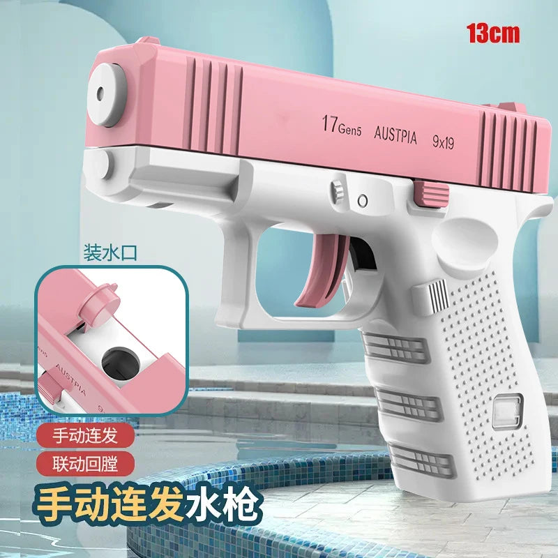 NEW Arrivals Adult-Children Water Gun Toys Bursts Children's High-Pressure Strong Charging Energy Water Automatic Japanese Water Spray Toy Guns Summer Sports Games Toys Supplies