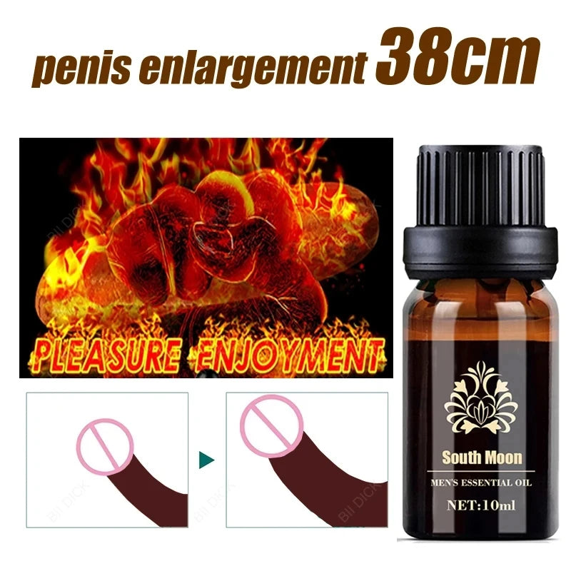 Adult Big Dick Penis Thickening Growth Massage Enlargement Oil Sexy Orgasm Delay Liquid for Men Cock Erection Enhance Products Care