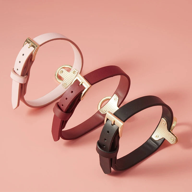 Couple SM Leather Genuine Cowhide Dog Slave Neck And Neck Collar Harness Sex Bondage Eroties Games Set Sadomasochism Accessories