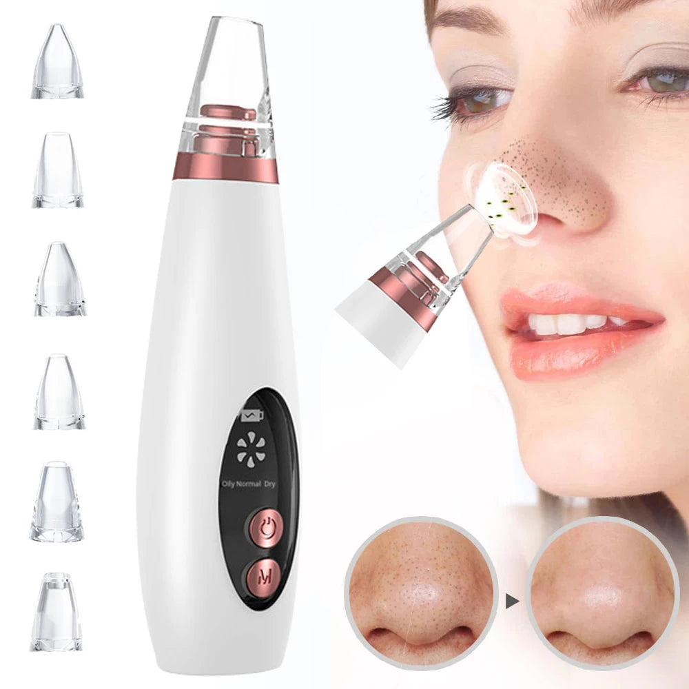 NEW Arrivals Electric Vacuum Set Suction Blackhead Remover Facial Pore Cleaner Black Spots Removal Facial Deep Cleansing Machine Skin Care Tools