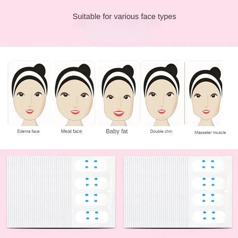 Invisible Face Lifter Tape Waterproof V Face Adhesive Tape Face Lift Tape Scotch Anti-Wrinkle Facelifting Patch Skin Care Tools