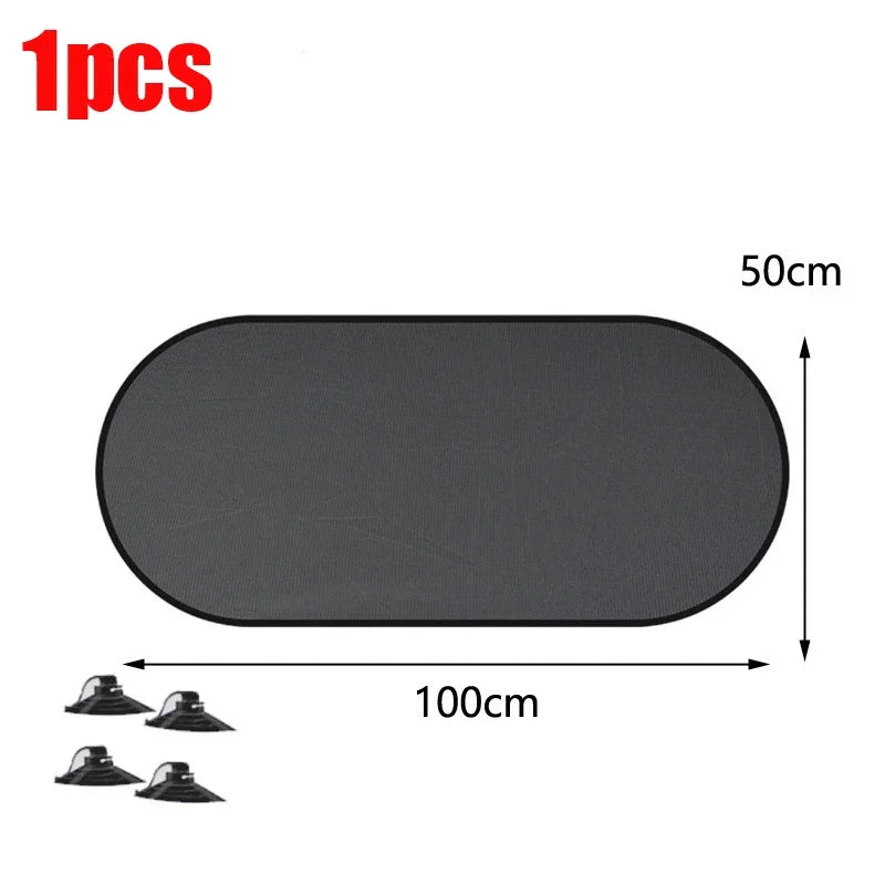 1/5PCS Car Window Sunshade Cover Sun UV Protection Auto Front Rear Black Window Curtain Side Glass Mesh Sunshades Accessories