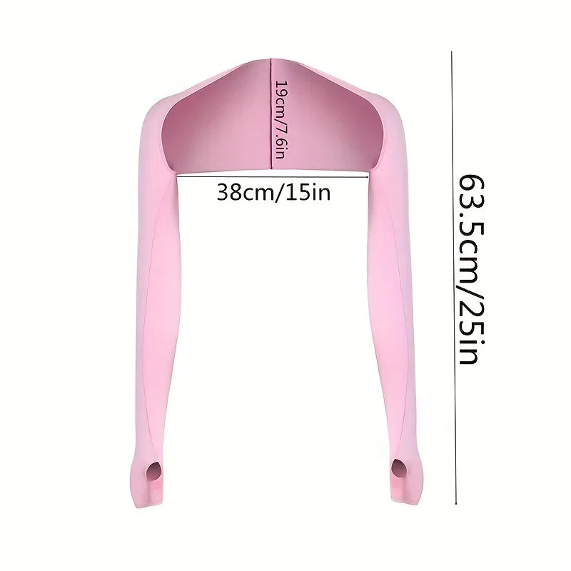 NEW Arrivals Summer Sun Protection Shawl Sleeves Outdoor UV Protection Ice Silk Raglan Sleeves Suitable For Running, Golf And Cycling Women Sports Apparel Accessories
