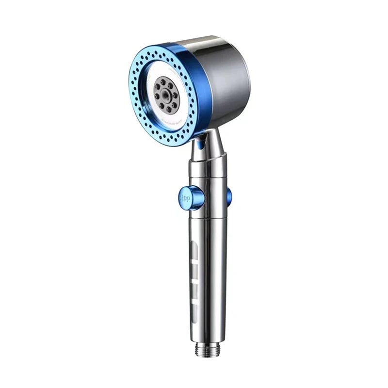 NEW Arrivals 5 Modes Full Set Handheld Powerful Shower Head New High Pressure Water Saving Filter Shower Head With One Button Stop Water Saving High Pressure Home Bathroom Accessories