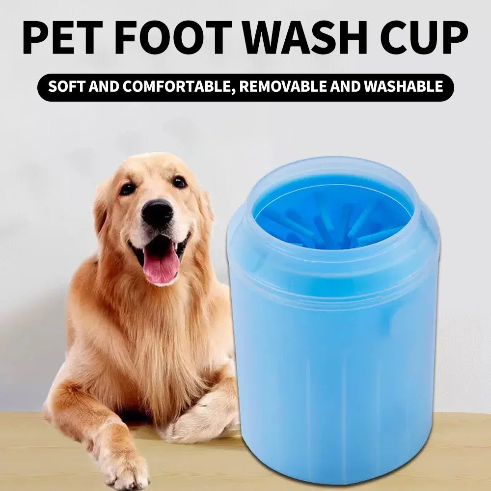 NEW Arrivals Pet Foot Washing Cup - Soft Silicone Bristles, Deep Cleaning, Convenient and Fast, Suitable for Cats and Dogs, Dog Paw Cleaner -Pets Cleaning Supplies