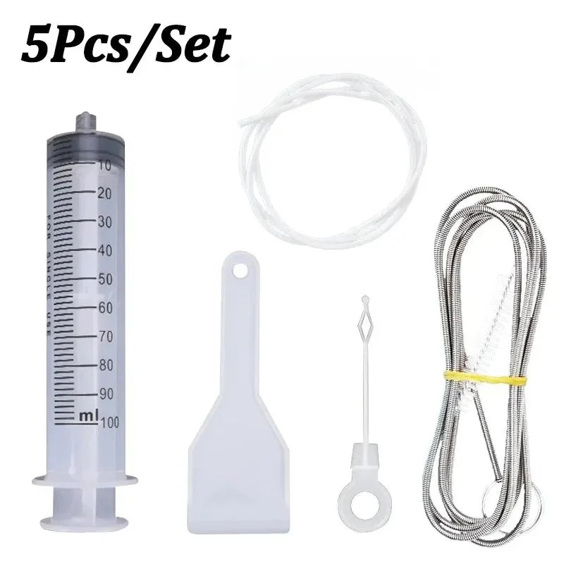 NEW 5PCS Set Refrigerator Drain Hole Clog Remover Fridge Hole Brush Water Outlet Cleaner for Household Clean Dredge Cleaning Tools