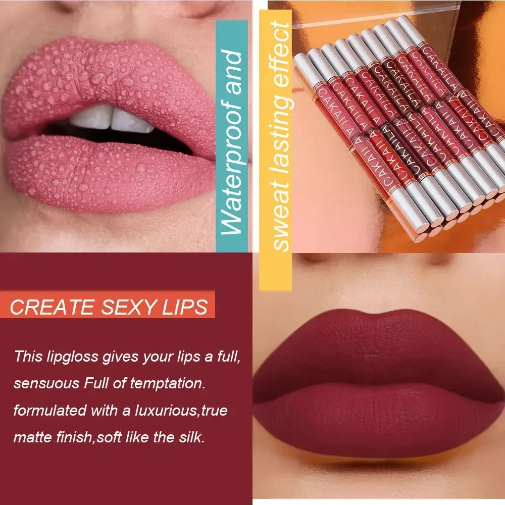 10 PCS Lipstick Set Makeup for women Waterproof Long lasting Cosmetics makeup Matte lipstick
