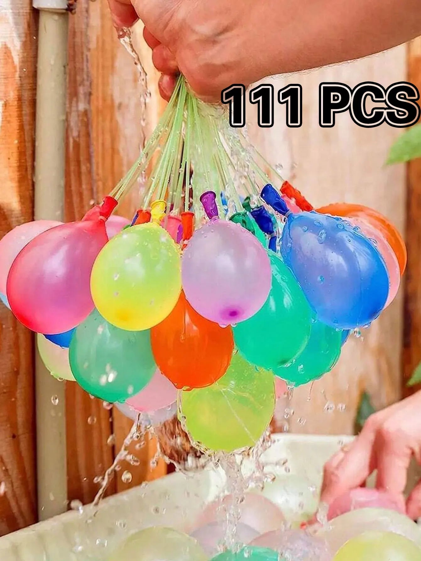 NEW Arrivals 555/999PCS Set Water Balloons Quick Fill Set, Summer Splash Fun Water Party Game, Family Outdoor Swimming Pool Water Balloons Water Bombs Summer Adults Children Games