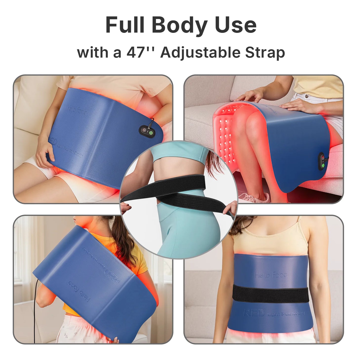 NEW Upgraded 792 LED Chips L7 Large Red Light Therapy Mat 792pcs LEDs 660 & 850nm Infrared Light Therapy Pad For Full Body Pain Relief Treatment Skin Care Supplies