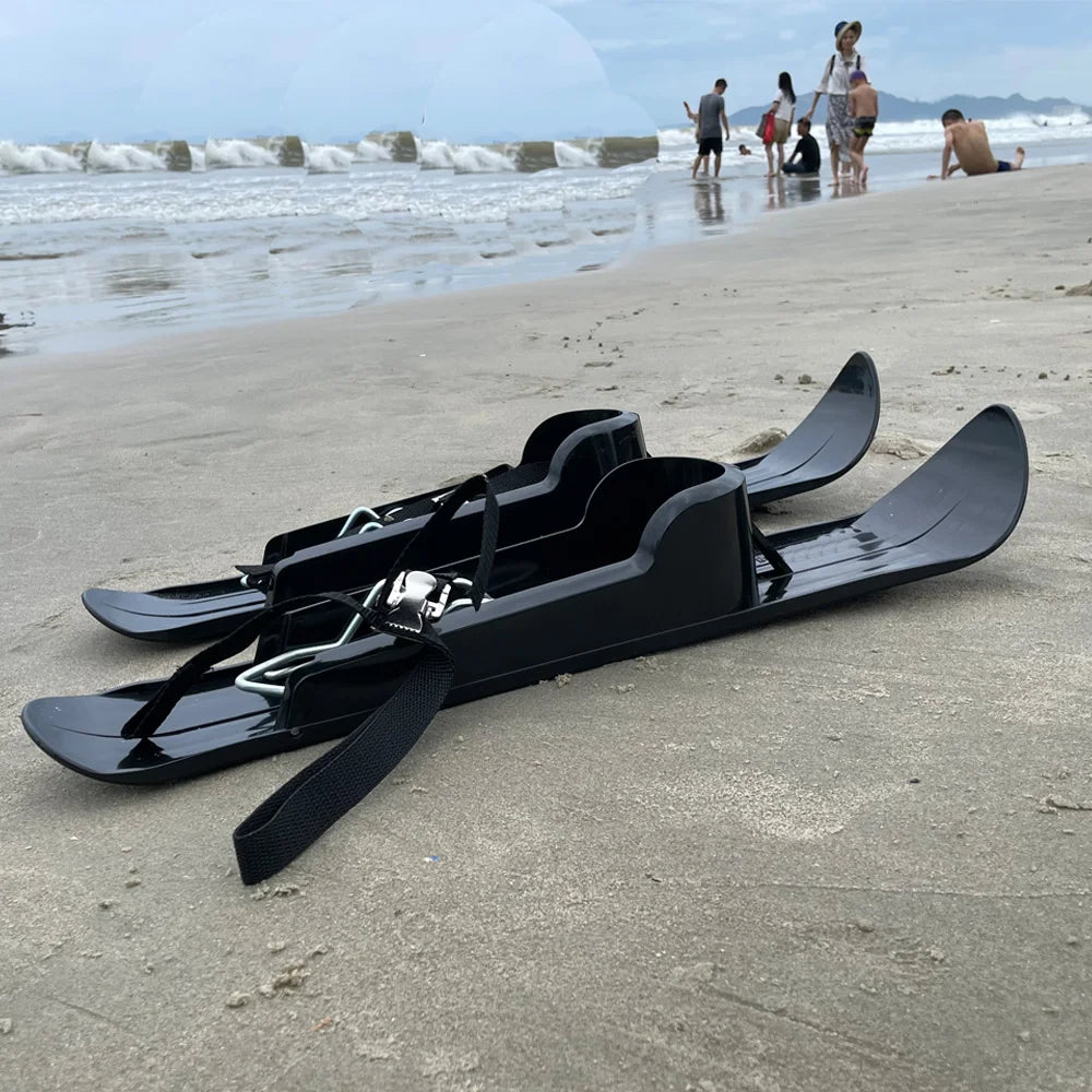 Ski Plate Wheelblades Sled Skiing Board Beach Skateboard Fit Stroller Balance Bikes Disabled Wheelchair Pet Strollers
