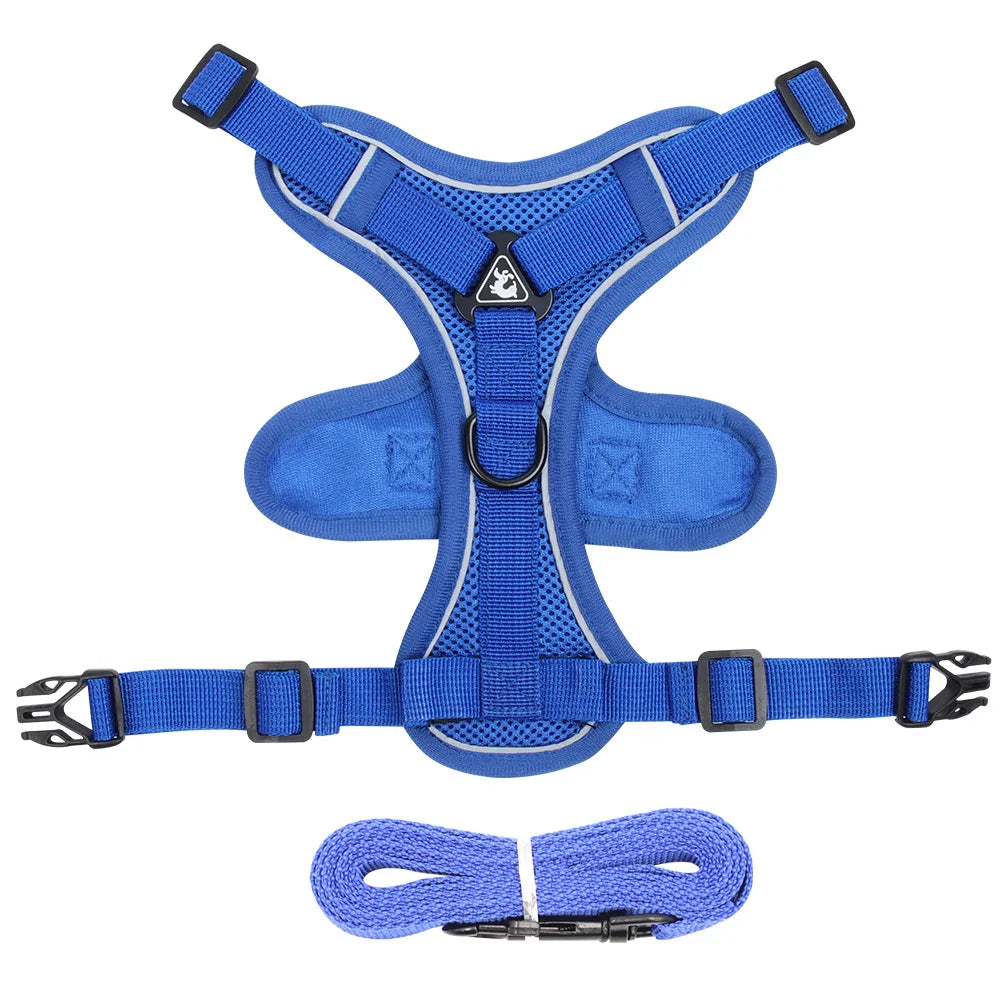 NEW Arrivals Cats Dog Harness for Big Dog Vest Fashion Chest Strap Reflective and Breathable Cat Walking Rope Dog Rope Cat Harness Pets Safety Accessories