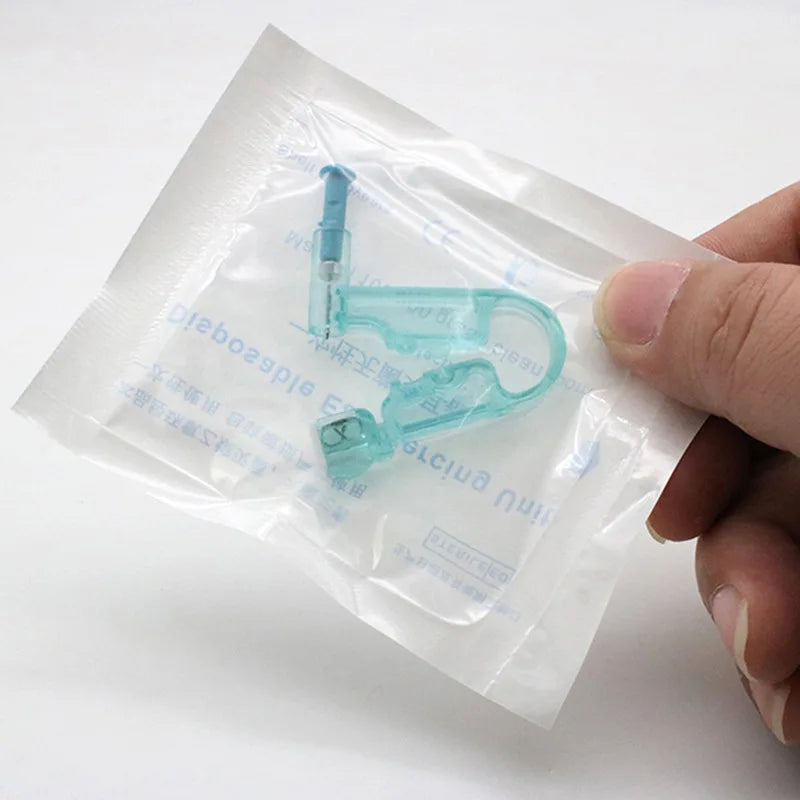 1/3Pcs Disposable Sterile Ear Piercing Kit, Cartilage Tragus Helix Piercing Gun No Pain Piercer Tool Machine Set Stud Jewelry