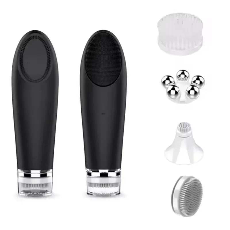 New Arrival Skin Care Device Waterproof Soft Silicone Face Washing Brush Facial Massager Electric Cleansing Brush Women Men Skin Care Supplies