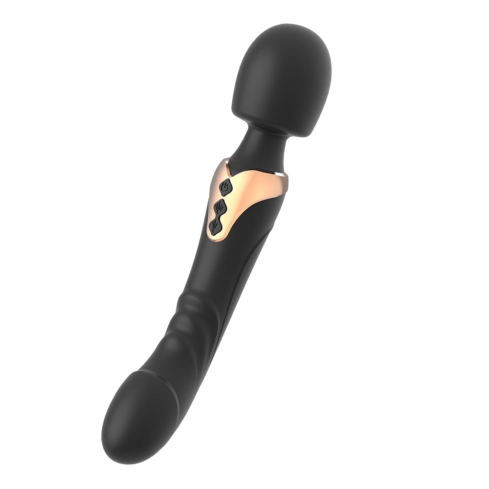 Powerful Dildos Vibrator Dual motor silicone large size Wand G-Spot Massager Sex Toy For Couple Clitoris Stimulator for Adults