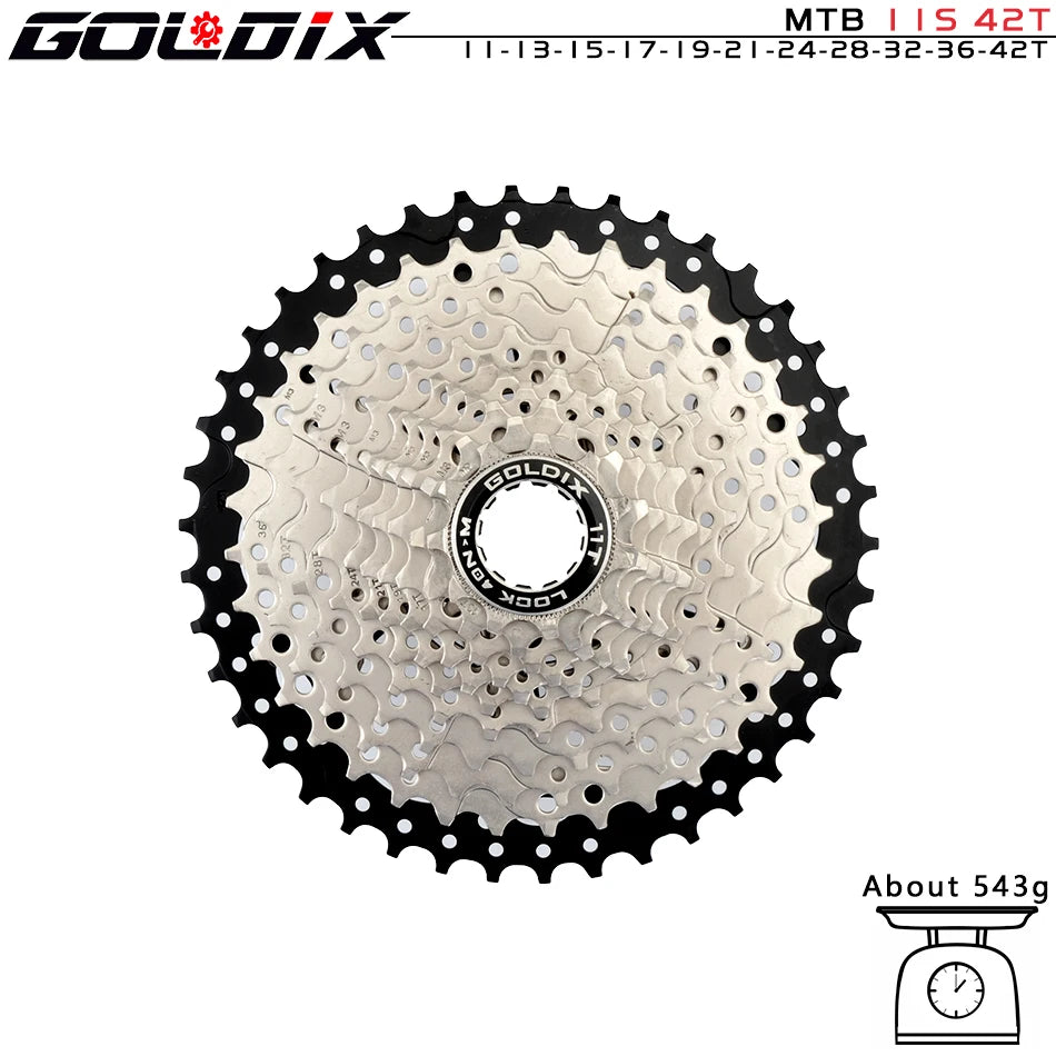 NEW MTB Cassette K7 8/9/10/11/12 Speed 36/40/42/46/50/52T SUNSHINE Bicycle Freewheel Bicycle Sprocket for Shimano/SRAM Bicycle Accessories Sports Supplies