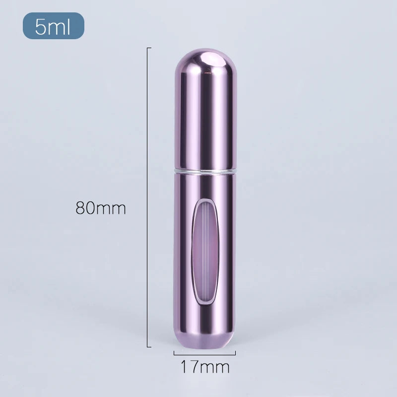 5/8ml Portable Mini Refillable Perfume Atomizer Aluminum Parfume Spray Bottle Empty Cosmetic Containers for Travel Tool