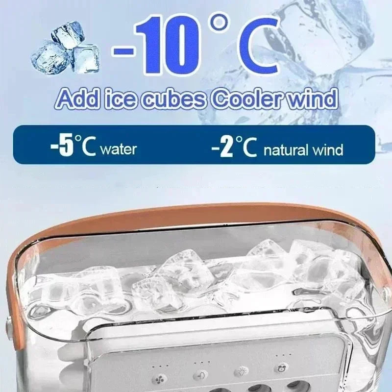 New Arrivals 3 In 1 Fan Air Conditioner Household Small Air Cooler LED Night Light Portable Humidifier Air Adjustment Fan Office Home Fan