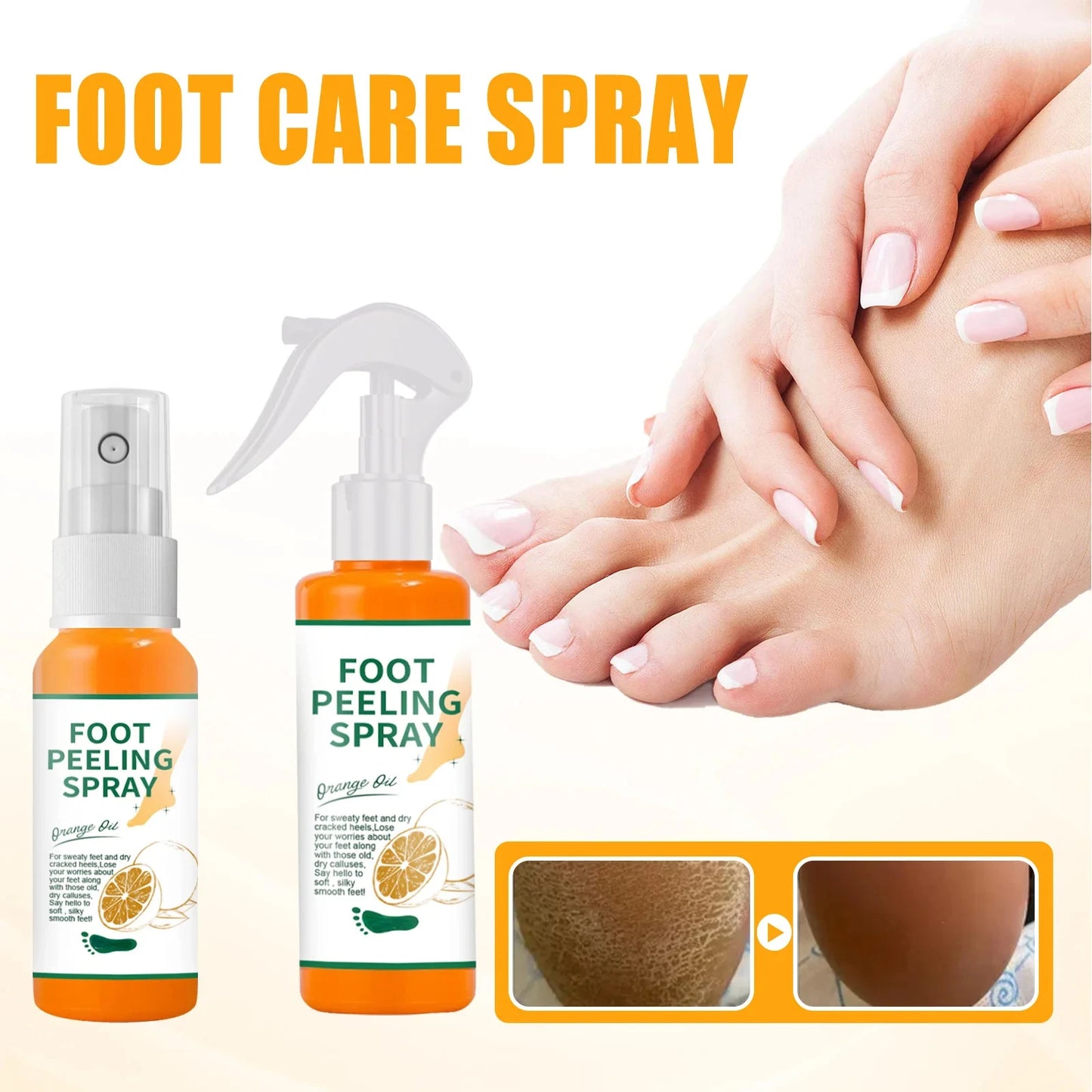 Foot Exfoliator Softener Remove Dead Skin Calluses Foot Mask Anti-Cracked Heel Enhancer Nail Pedicure Elbow Knee Exfoliation