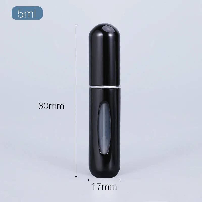 5/8ml Portable Mini Refillable Perfume Atomizer Aluminum Parfume Spray Bottle Empty Cosmetic Containers for Travel Tool