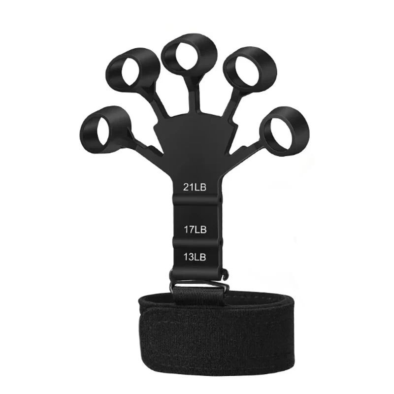 New Silicone Finger Trainer 5 Finger Wrist Stretcher Finger Strength Recovery Flexion and Extension Vein Trainer Sports