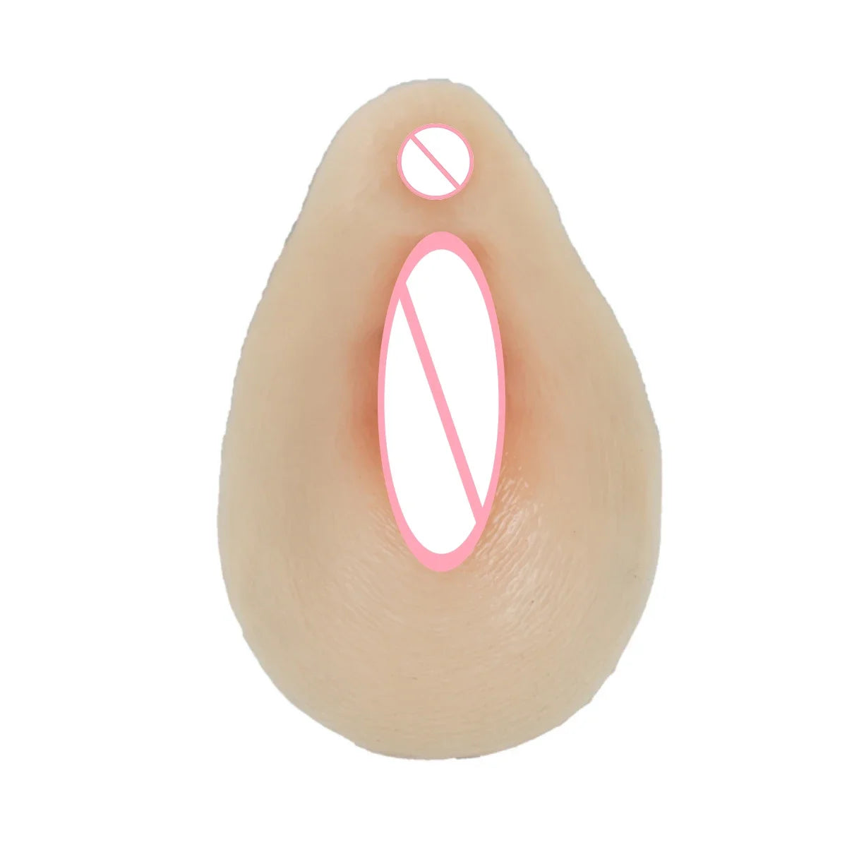 WANTES Realistic Silicone Hide Gaff Pussy Fake Vagina Pad with Beautiful Labia for Cosplay Crossdresser Transgender Drag Queen
