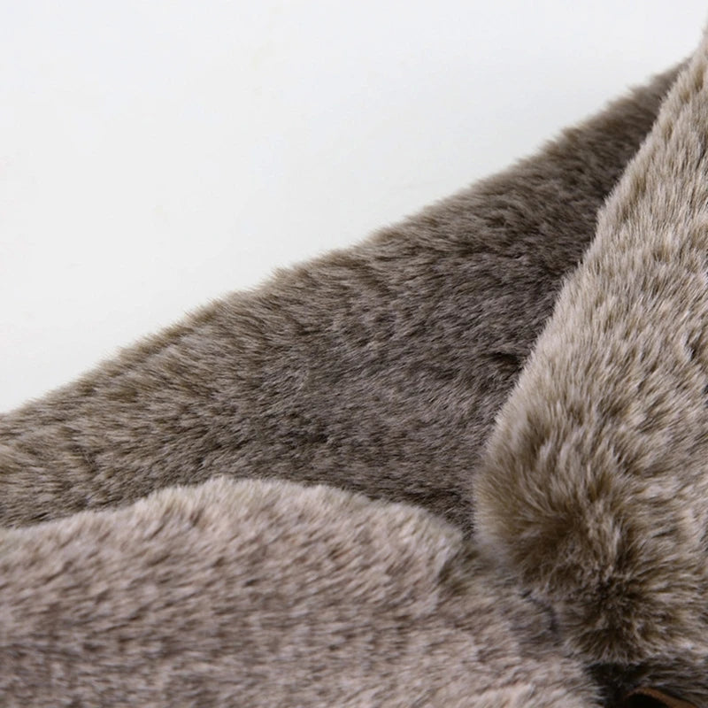 NEW Arrivals Luxury Maillard Color Women Novelty Furred Waistband 90*11.5cm Retro Sexy Plush Luxurious Real Fox Fur Belt with Tie for Evening Night Club Party Costumes Accessories