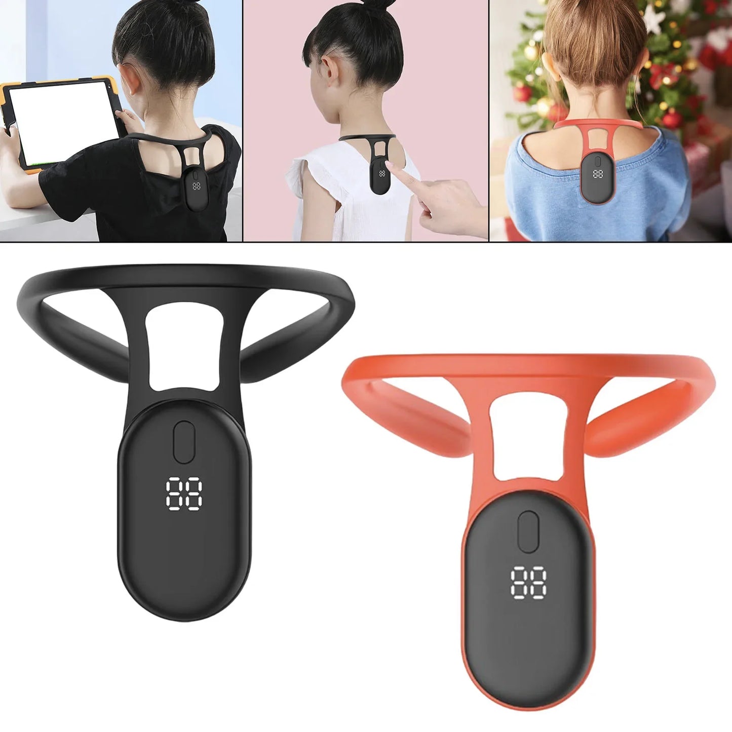 NEW Arrivals Smart Posture Corrector Micro Vibration Posture Training Reminder Sensor Back Posture Neck Hump Corrector for Adult Kids Health Care Supplies