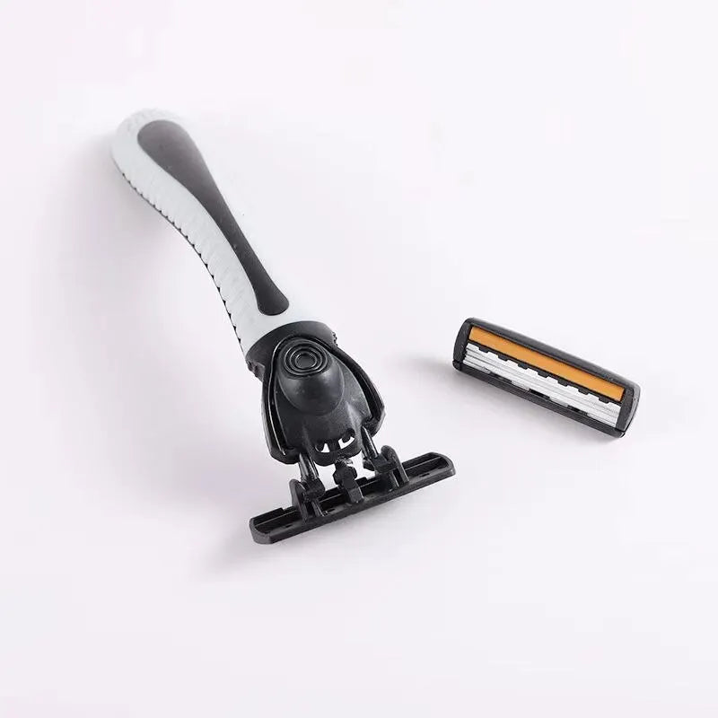 NEW Arrivals Shaver Brand New Design Men Razor Shaving Three Layer Shaver Reusable Razor Imported Blade Multi Tool Head Change Set