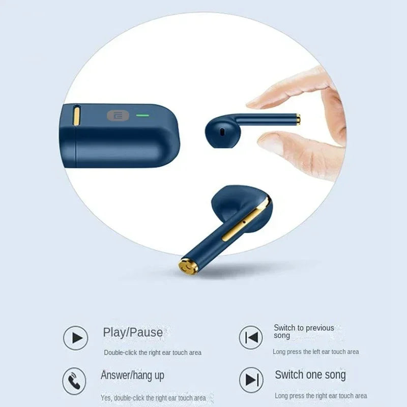 ORIGINAL XIAOMI J18 True Wireless Earphone Noise Cancelling Headphone HiFi Stereo Game With Microphone TWS In Ear Earbuds Waterproof Headset Sports Electronics Supplies