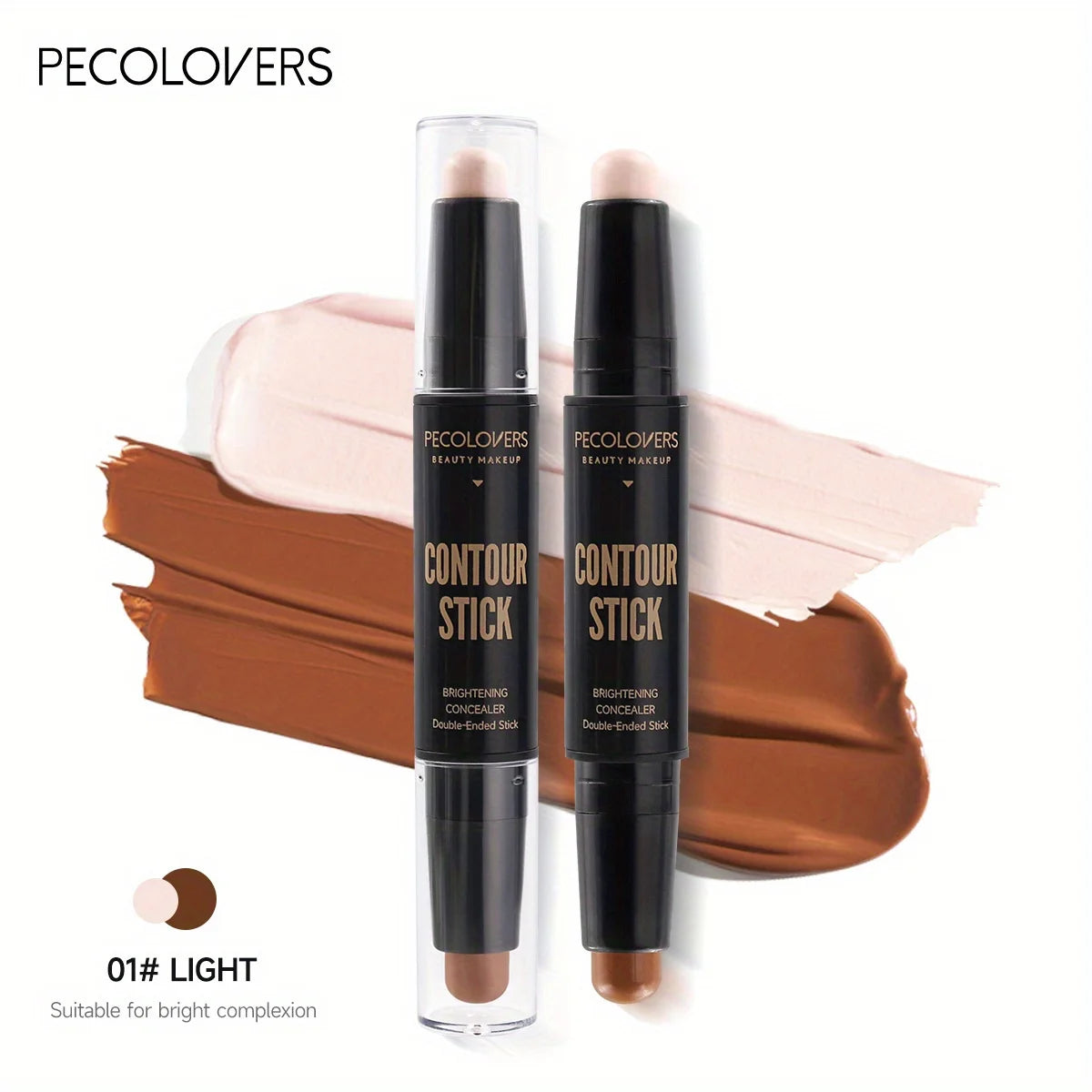 NEW Arrivals Contouring Stick with Double-Headed Concealer Highlighter for Three-Dimensional Nose Bridge Shadow V-Face High Nose Bridge Women Female Cosmetics Supplies