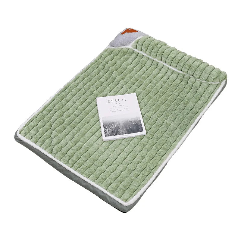 Cross-Border New Arrival Sleeping Dog Orthopedic Mat Winter Warm Removable Washable Kennel Mattress Pet Supplies Large Dog Dog Bed Pets Supplies