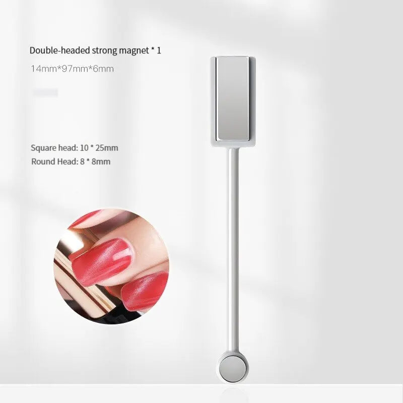 4PCS Multi Functional Nail Art Magnet Stone Pattern Absorbing Nail Gel Crystal Magnetic Bar Nail Enhancement Tool