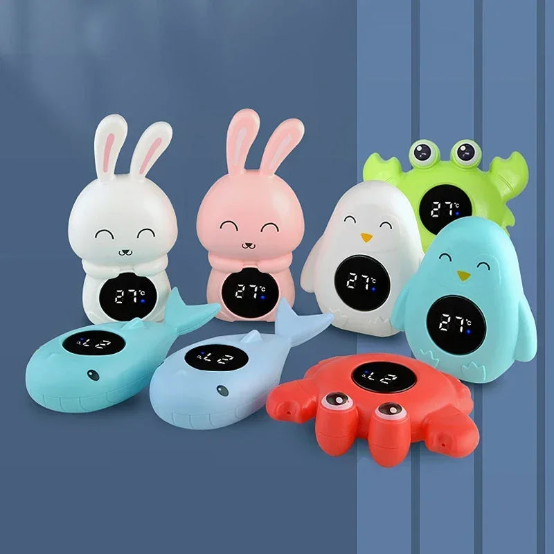 NEW Baby Bath Electronic Temperature Meter Floating Digital Water Baby Bath Temperature Meter LED Display Temperature Tester Safety Cartoon Babies Personal Care Supplies