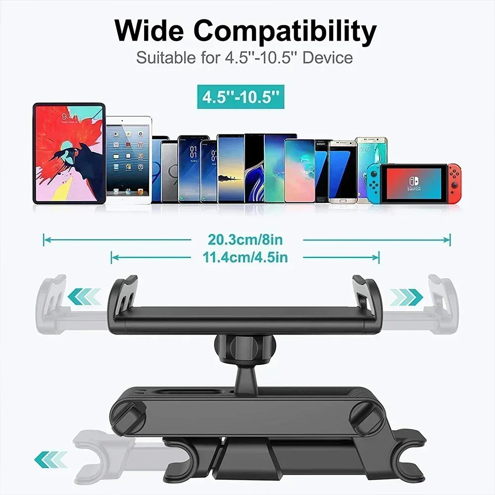 NEW Universal Car Back Seat Headrest Mount Holder For iPad Air 1 2 4-11 Inch 360 Rotation Mini Tablet PC Auto Car Phone Holder Stand